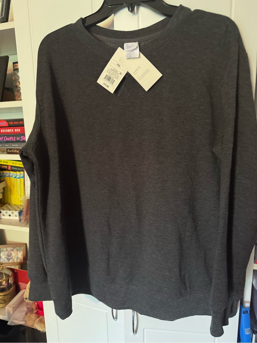 Women’s Dark Gray Crewneck Sweater